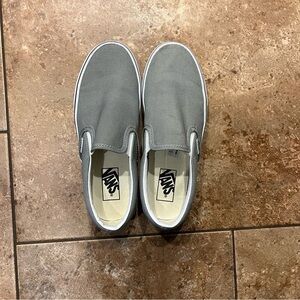 Vans Gray Slip-On Shoes